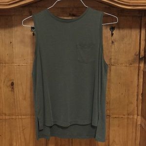 Olive Pocket Tank